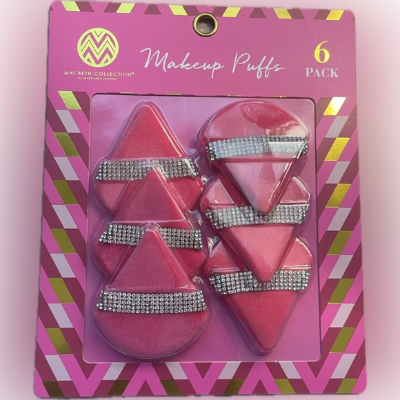 Macbeth Collection Makeup Puffs Set 6ct - Picture 1 of 1